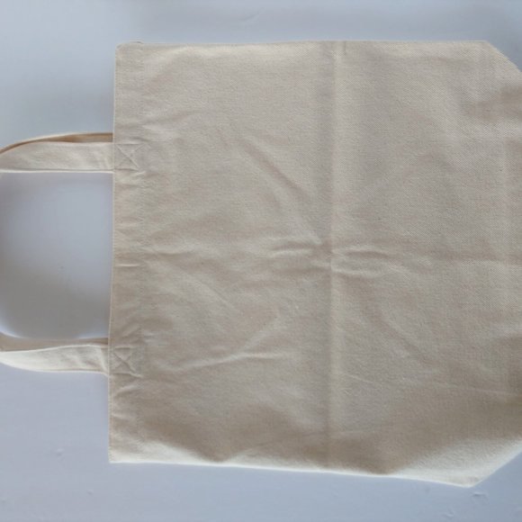 Handmade Tote Bag With Two Hand Painted Butterfly Koi Fish in Pond With Lotus - Picture 8 of 15